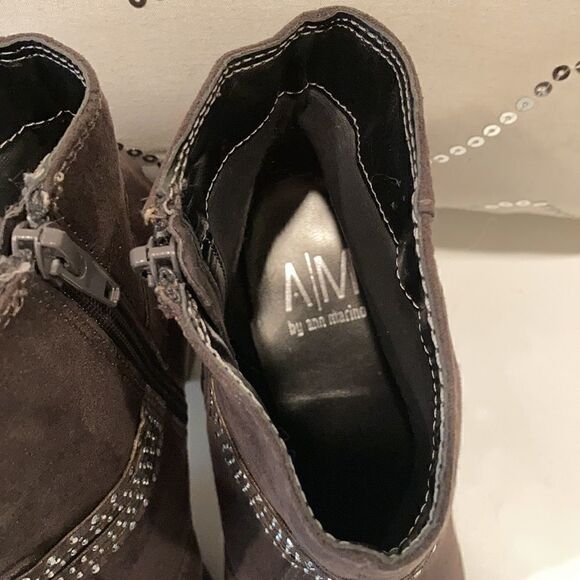 Ann Marino Ankle Booties 6 new - Picture 7 of 10